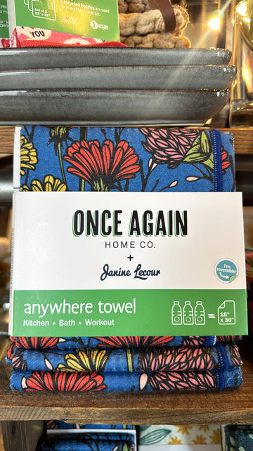 Anywhere Towel Reversible - Wildflower: Marine