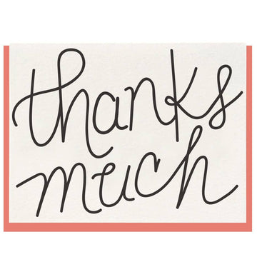 Thanks Much - Thank You Card