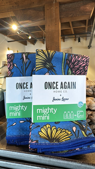 Mighty Mini Towel (Set of 3) Reversible - Wildlfower: Marine