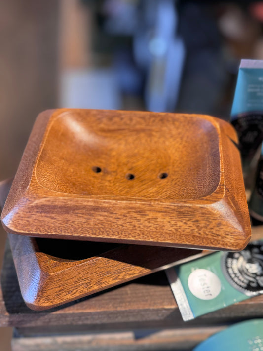 Acacia Wood Soap Dish