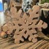 6" Wood Snowflake