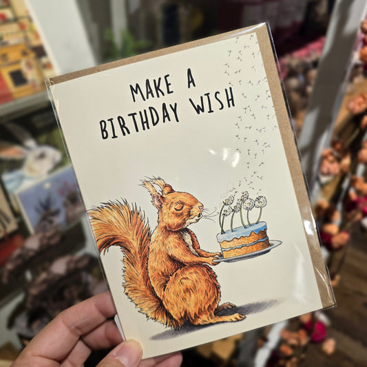 Squirrel Birthday Card