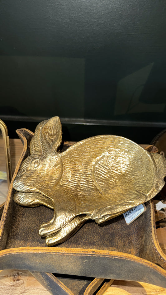 Cast Aluminum Rabbit Shaped Dish