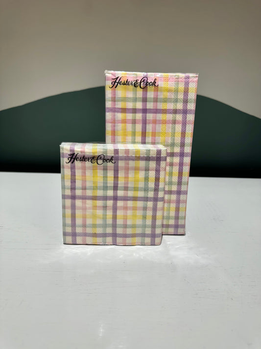 Spring Plaid Napkins