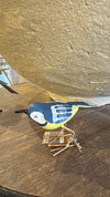 Hand-Painted Metal Bird