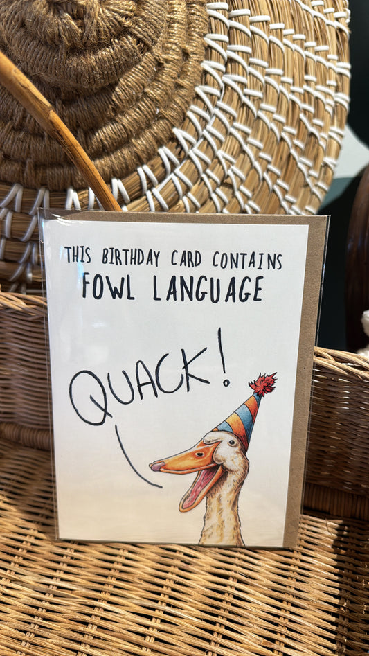 Fowl Language Card