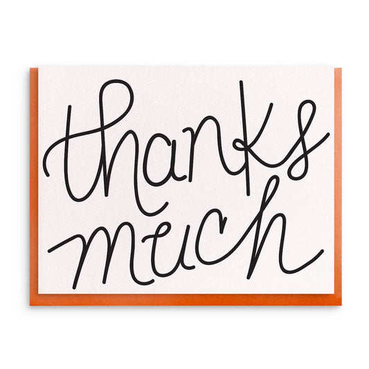 Thanks Much - Thank You Card