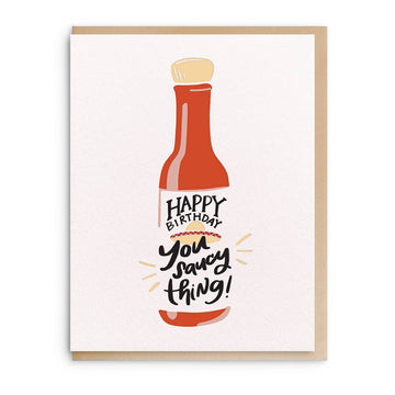 Saucy Thing - Birthday Card