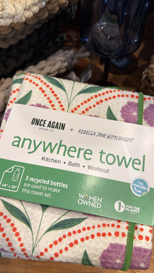 Anywhere Towel Reversible - Soiree: Cream