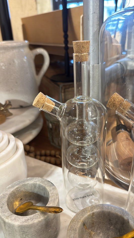 Glass Oil & Vinegar Cruet