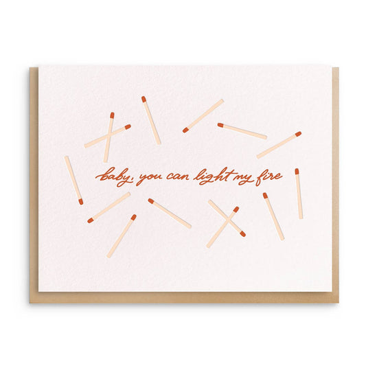 Matches - Valentine Card