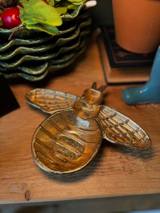 Cast Iron Bee Shaped Dish