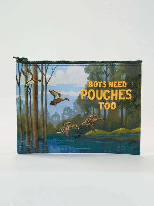 Boys Need Pouches Zipper  Pouch