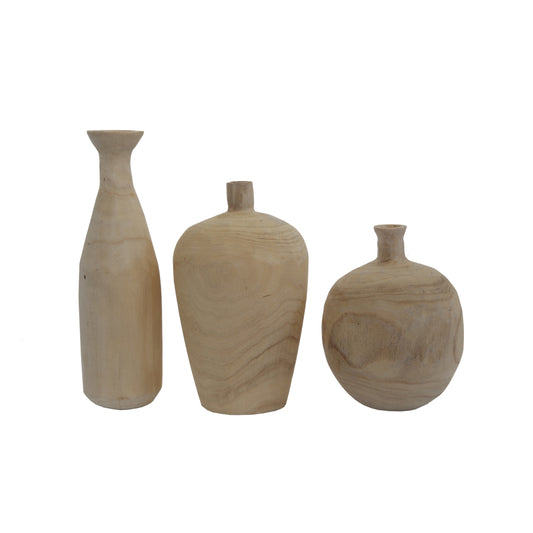 Paulownia Wood Vase