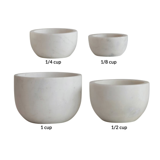 Set of Four Marble Bowls