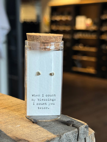 Message in a Bottle Earring Collection