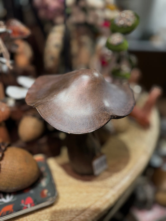 Resin Grey Washed Mushroom