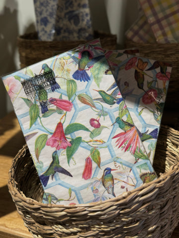 Hummingbird Trellis Napkins