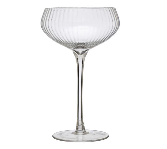 Clear Champagne Coupe