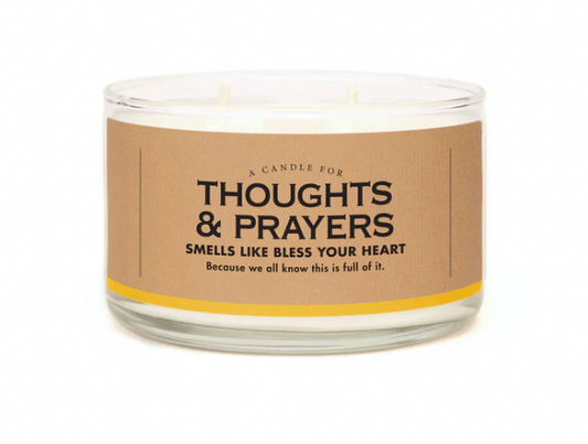 A Candle for Thoughts and Prayers