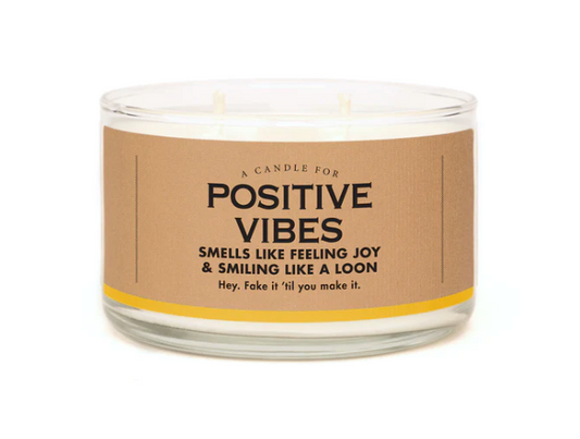 A Candle for Positive Vibes