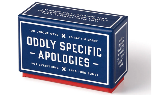 Card Set Oddly Specific Apologies