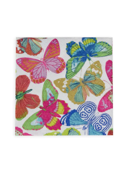 Butterflies Bright Napkins