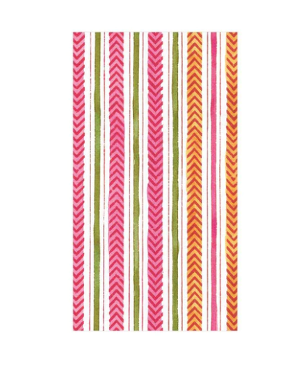 Carmen Stripe Fushia Guest Napkins