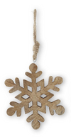 6" Wood Snowflake