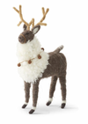 Wool Reindeer with Bells