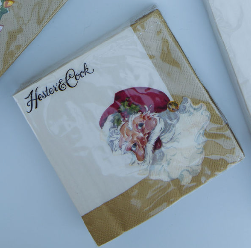 Santa Cocktail Napkin 20pk