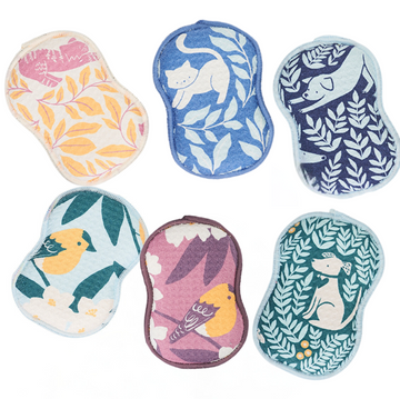 Nuthatch Little Friends Reusable Sponges (Set of 3)