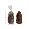 Unscented Pinecone Shaped Candle