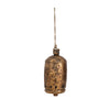 Metal Bell on Jute Rope with Star Cutouts