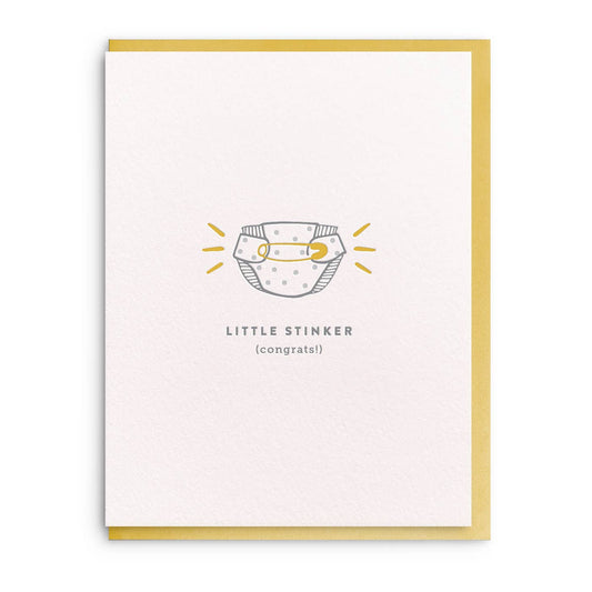 Little Stinker - Baby Card