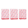 Mighty Mini Towel (Set of 3) - Heart: Pink