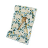 Anywhere Towel Reversible - Nuthatch Birdsong: Navy