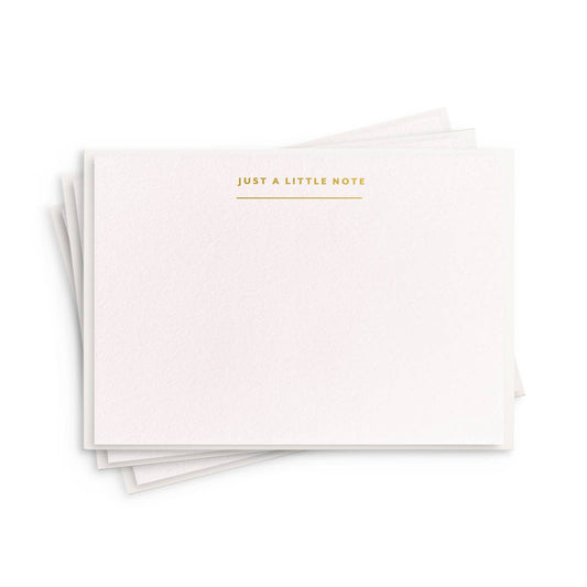 Just A Little Note Fancy Flat - (Set of 8)