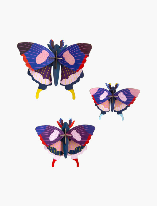 Swallowtail Butterflies (Set of 3)