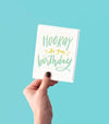 Hooray! - Letterpress Birthday Greeting Card