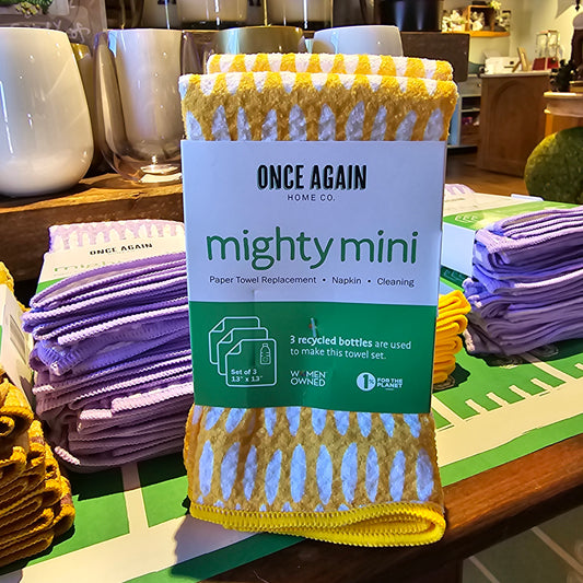 Mighty Minis Towel Set - Beans in Yellow (set of 3)