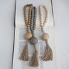 Wood Bead Tassels