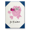 Poodle Je T'aime (5-Pack) Notelet Cards